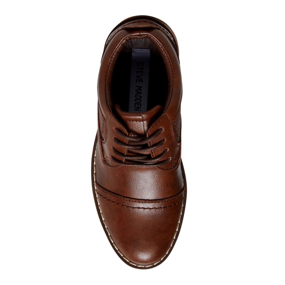 Boys dress shoes on sale cognac