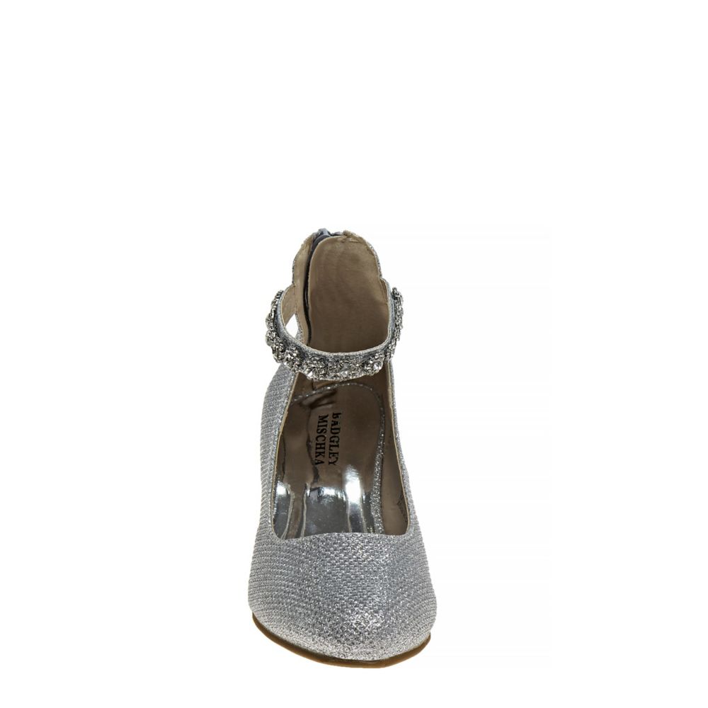 GIRLS LITTLE-BIG KID GLITTERY MESH DRESS PUMP