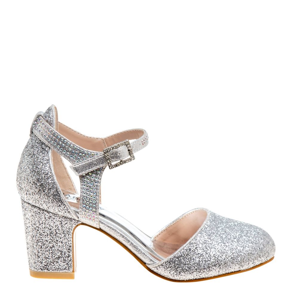 GIRLS LITTLE-BIG KID DIAMANTE BUCKLE DRESS PUMP