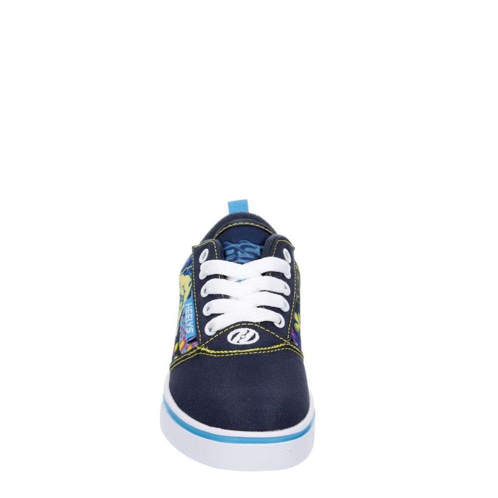 BOYS LITTLE BIG KID SPONGEBOB PRO 20 PRINTS SNEAKER NAVY