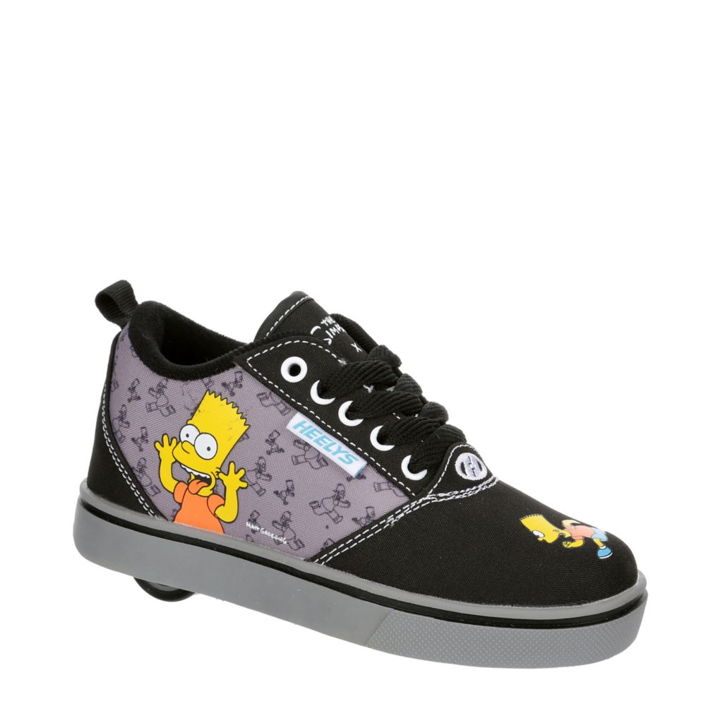 Black Heelys Boys 20 Print Sneaker | Kids Rack Shoes