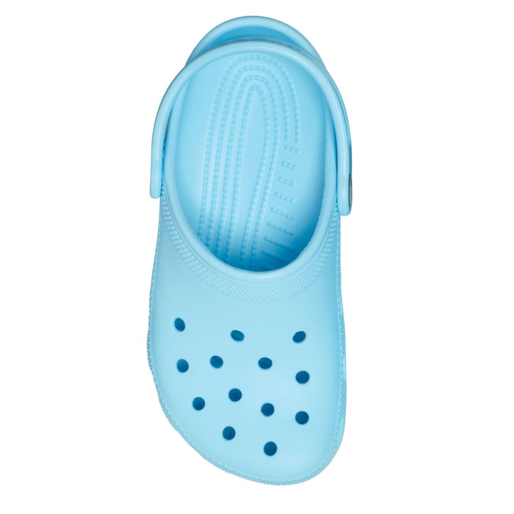 Girls light blue online crocs