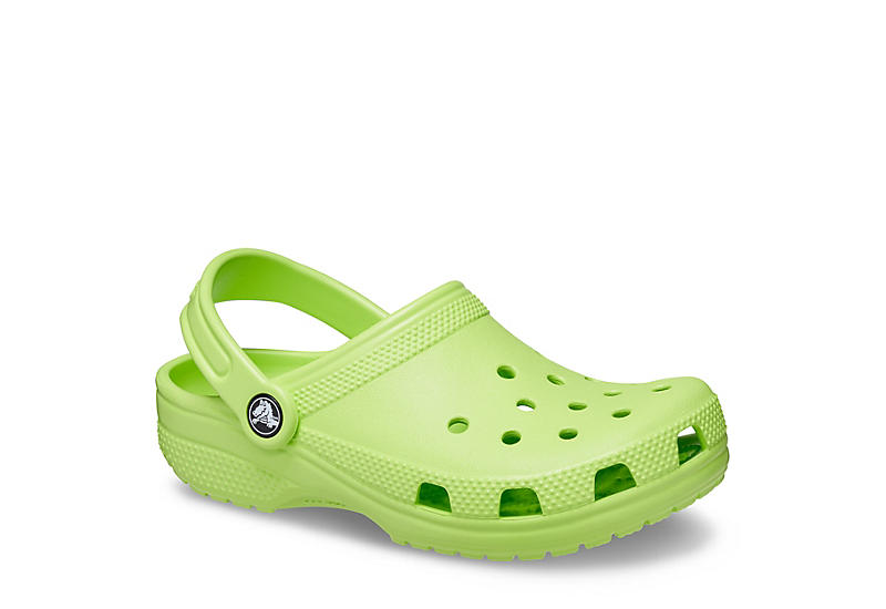 Bright Green Crocs Girls Classic Clog | Casual Shoes | Rack Room Shoes