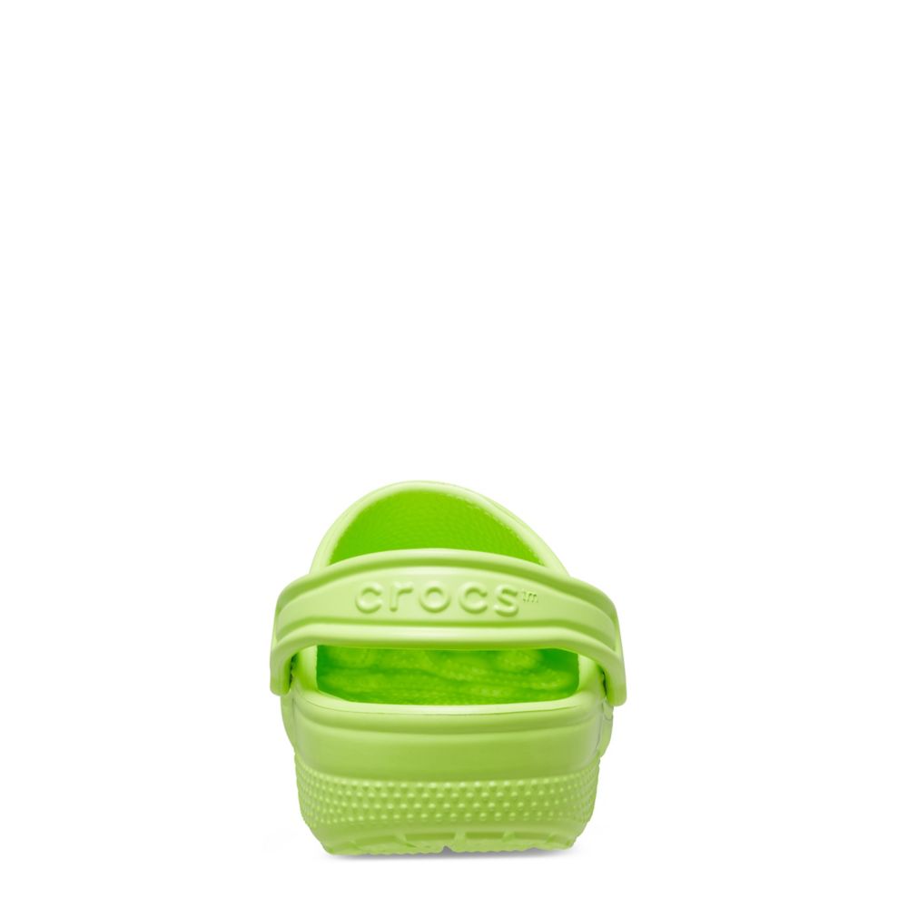Bright Green Crocs Girls Classic Clog Casual Shoes Rack Room Shoes