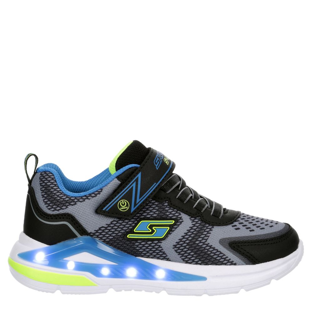 Black Skechers Boys S-lights Tri-namics Light Up Sneaker | & Sneakers | Rack Room Shoes