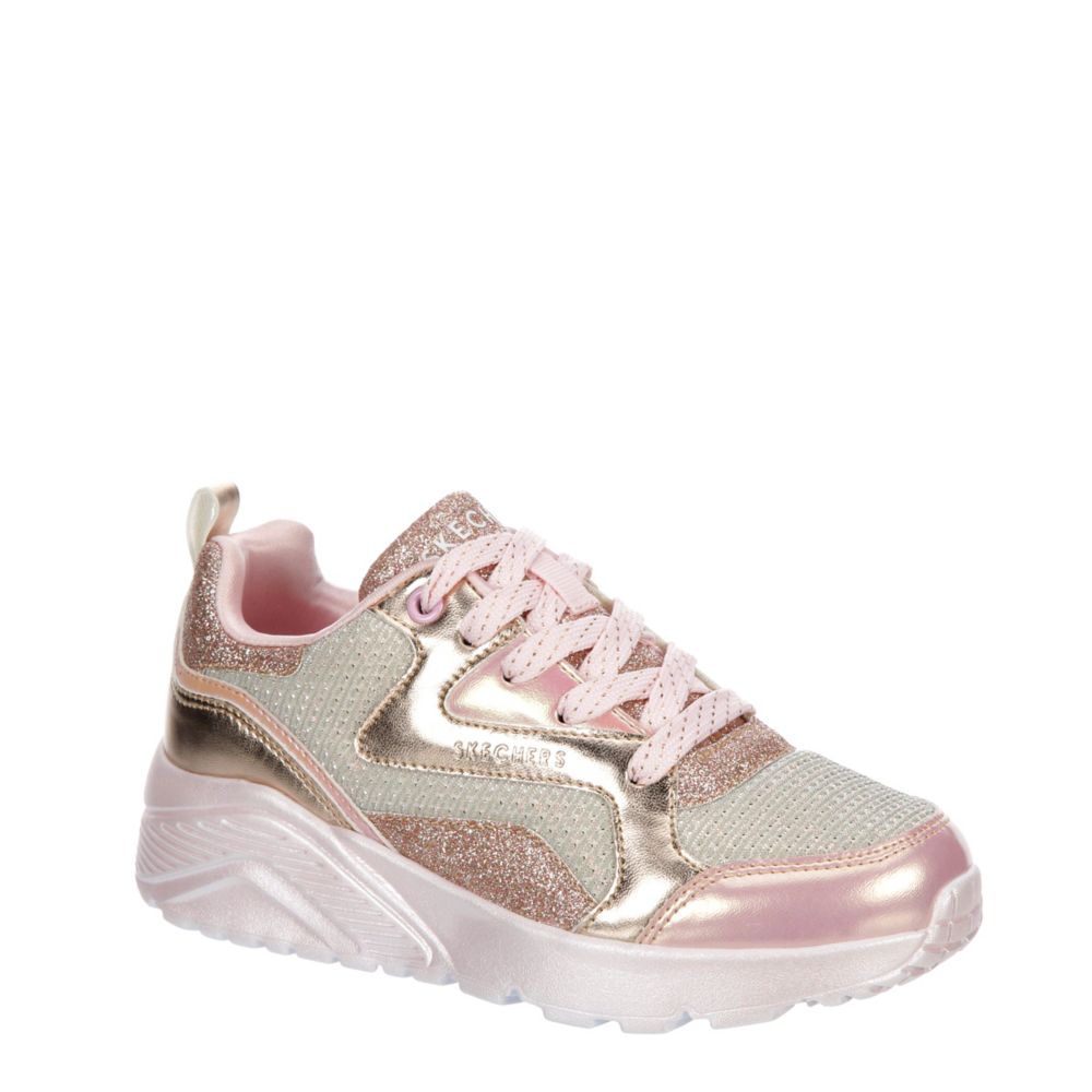 Rose Gold Skechers Girls Lite Athletic & Sneakers | Rack Room Shoes