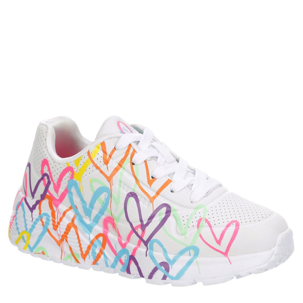 White skechers 2025 for girls