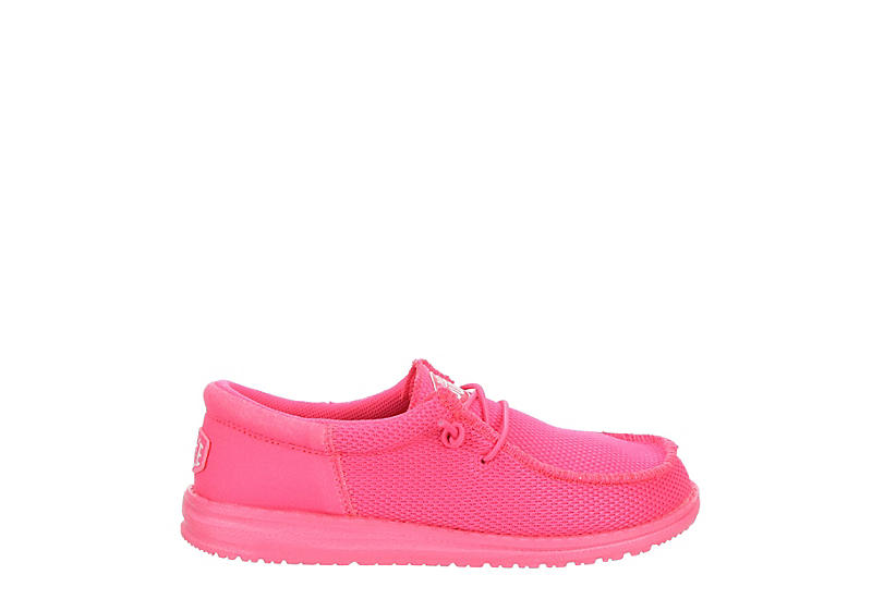 Bright Pink Heydude Girls Wendy Youth Funk Mono Slip On Bright Pink Heydude Girls Wendy Youth Funk Mono Slip On