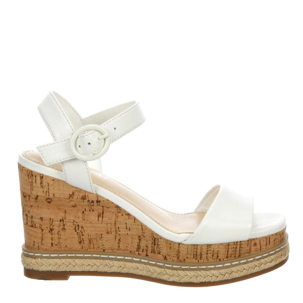 Bone Limelight Girls Little-big Kid Sage Wedge Sandal