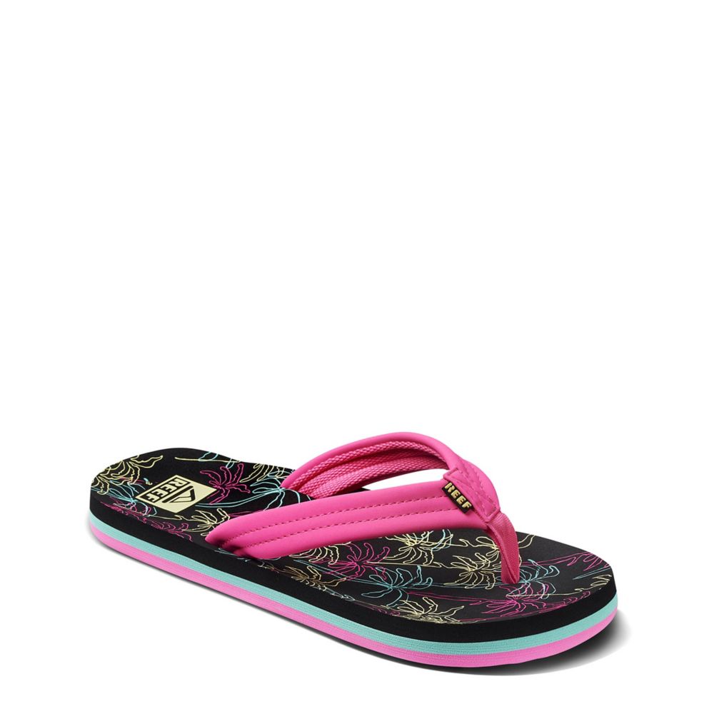 Reef Ahi Little Kid / Big Kid Girls' Flip Flop Sandals, Girl's, Size: 2, Pink