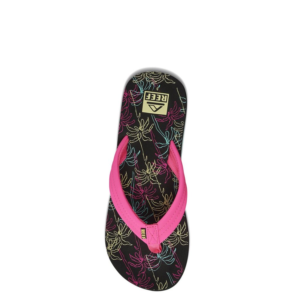 Reef Ahi Little Kid / Big Kid Girls' Flip Flop Sandals, Girl's, Size: 2, Pink