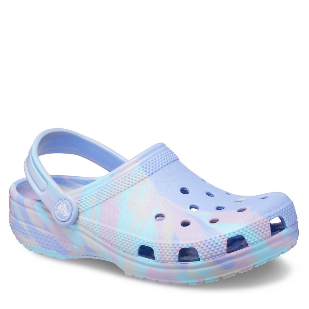 Girls blue deals crocs