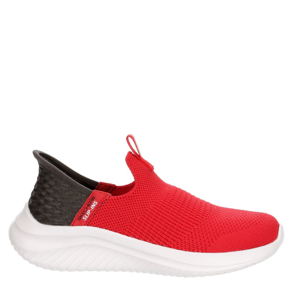 Red Skechers Boys Slip-ins Ultra Flex 3.0 Slip On | Athletic & Sneakers Rack Room Shoes