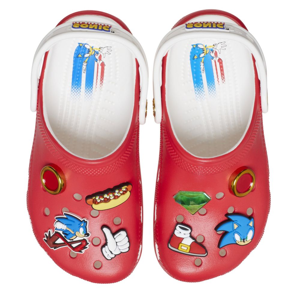 Red Boys Little big Kid Sonic Classic Clog Crocs Rack Room Shoes