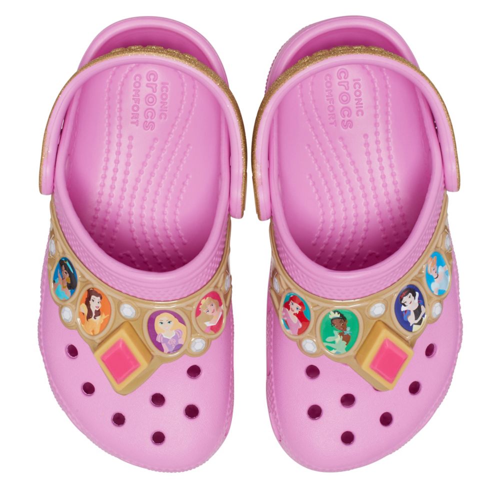 Disney Kids Crocs Shoes - Pink Light Up Minnie Icons