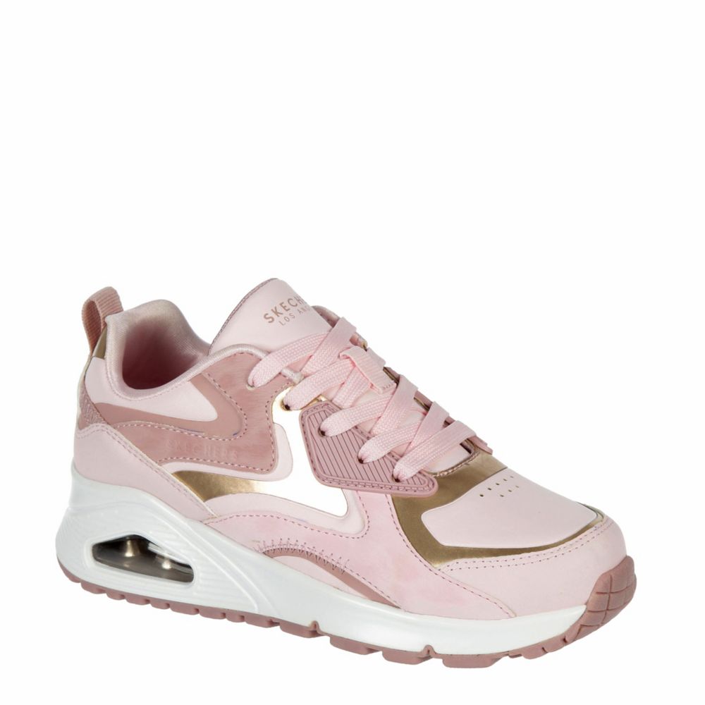 Pink Skechers Girls Uno Sneaker | Athletic & Sneakers | Rack Room Shoes