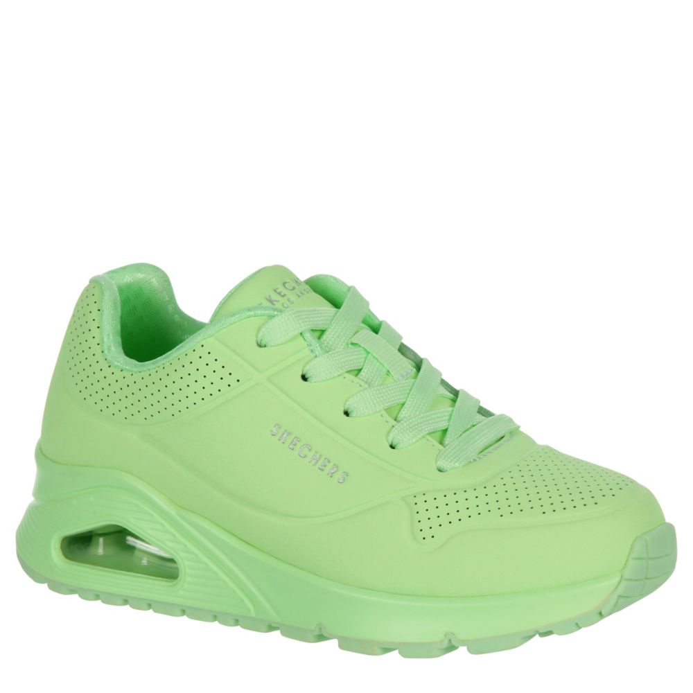 DARK GREEN SKECHERS Womens Uno 2 Sneaker