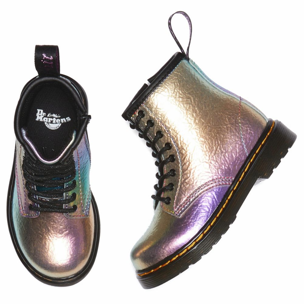 Rainbow doc martens store toddler