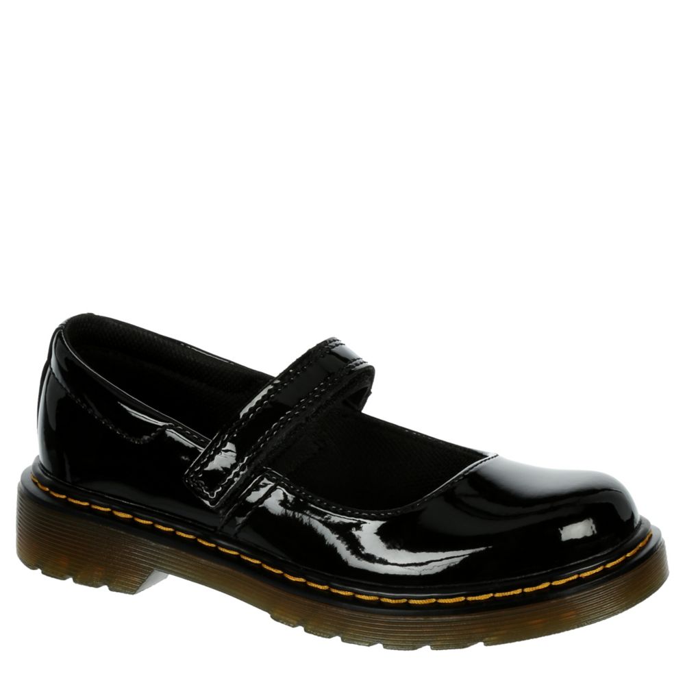 Junior Maccy Patent Leather Mary Jane Shoes in Black