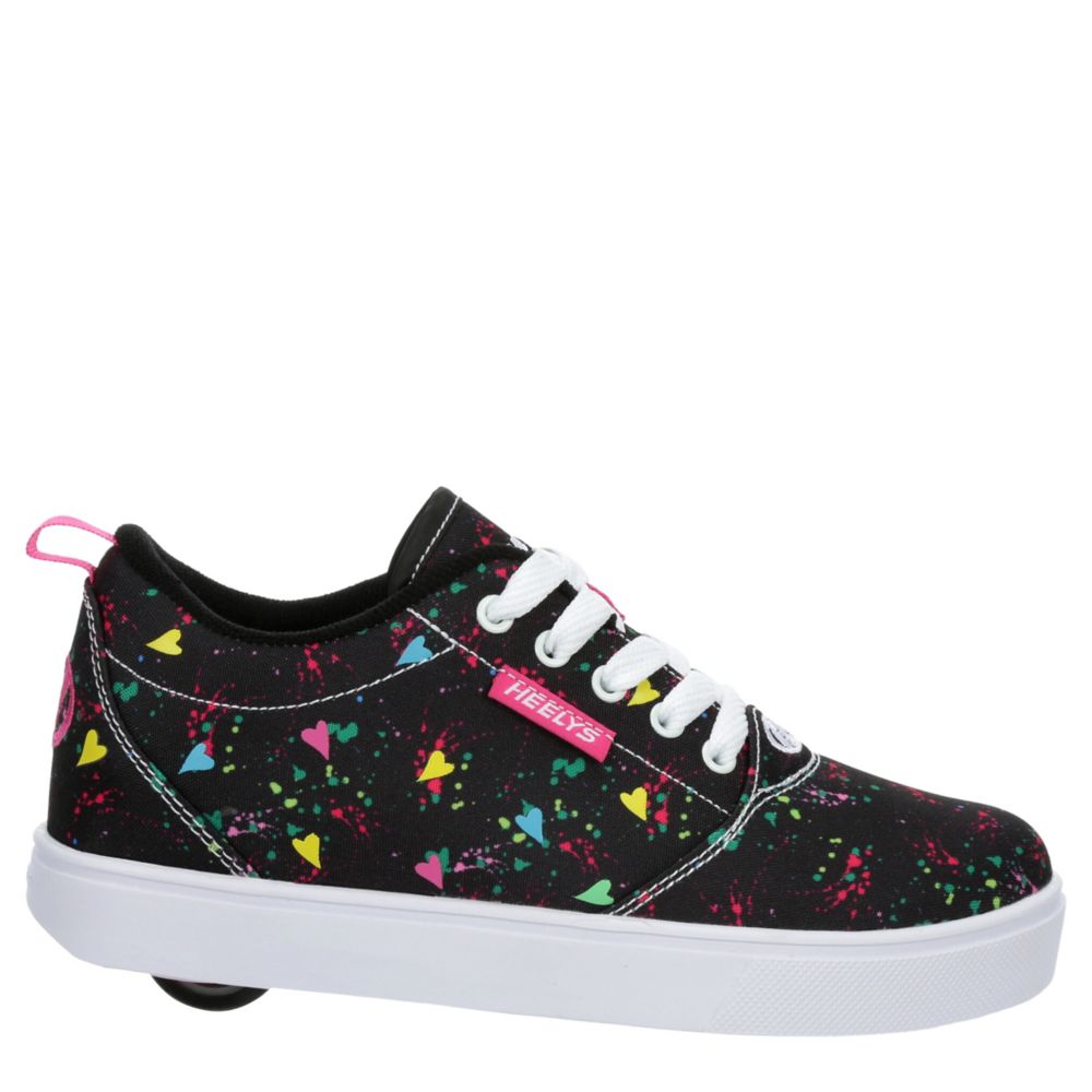 GIRLS LITTLE BIG KID PRO 20 PRINTS SNEAKER BLACK