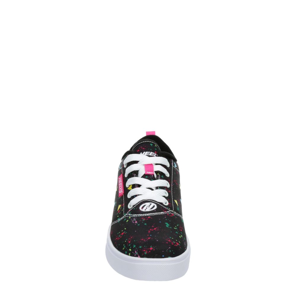 Black Heelys Girls Little-big Kid Pro Prints Sneaker | Athletic & Sneakers | Rack Room