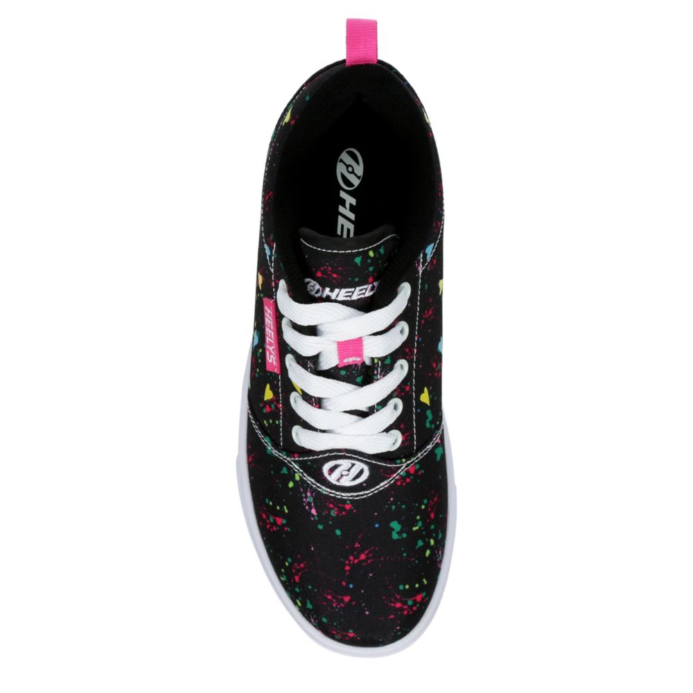 GIRLS LITTLE BIG KID PRO 20 PRINTS SNEAKER BLACK