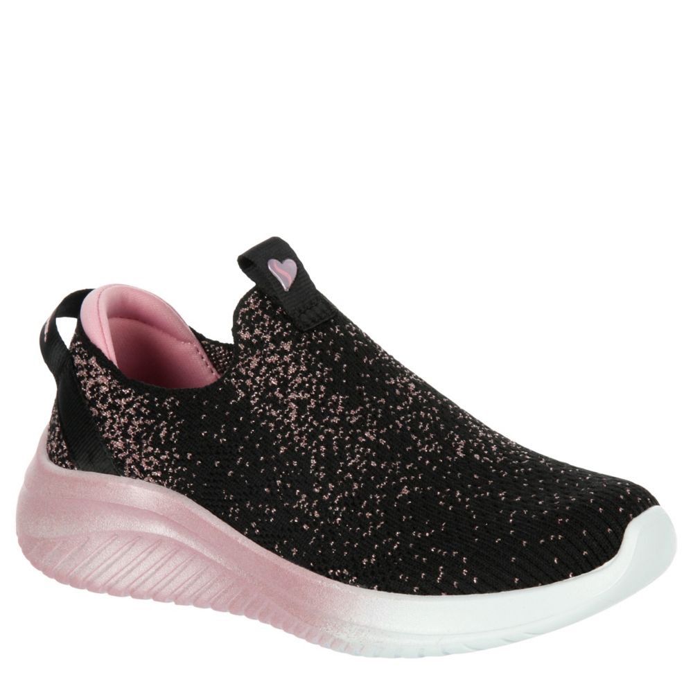 GIRLS LITTLE-BIG KID ULTRA FLEX SLIP ON SNEAKER - ROSE GOLD