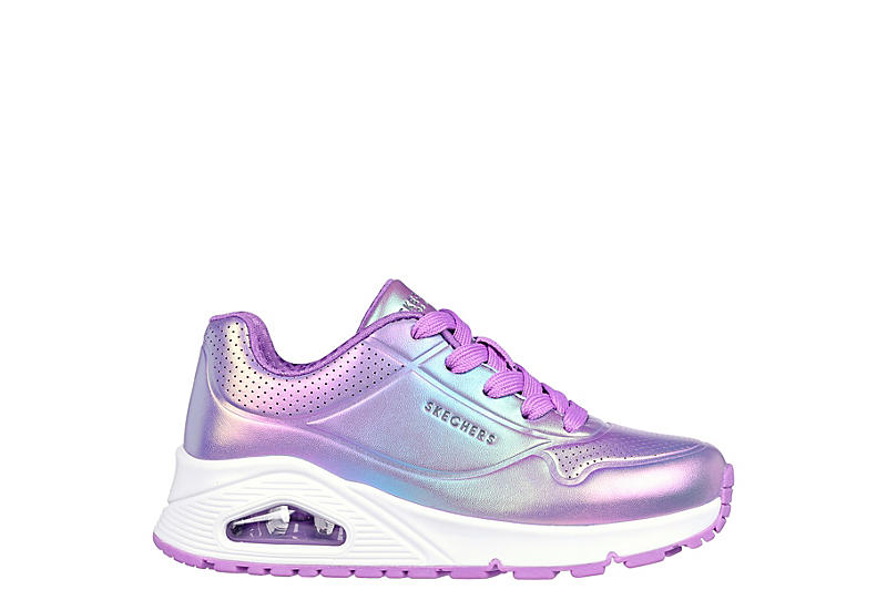 Purple Girls Little-big Kid Uno Sneaker | Skechers | Rack Room Shoes