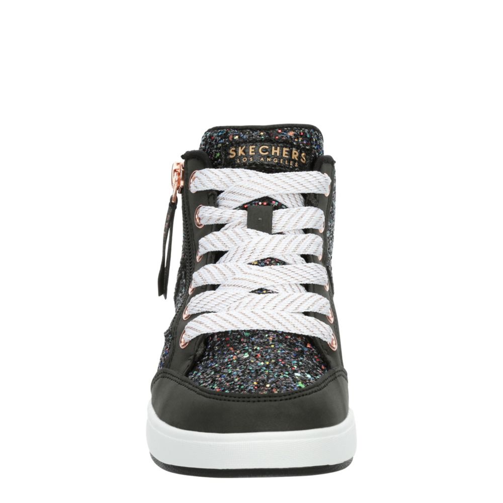 Skechers Big Girls Shoutouts 2.0 - Glitter Steps Zip Grey – Comfort Shoe  Shop