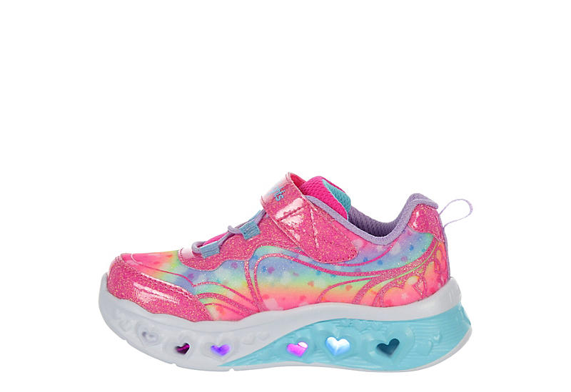 Pink Shoes | Room Skechers Light Girls | Sneaker Twisty Toddler Rack Brights Up