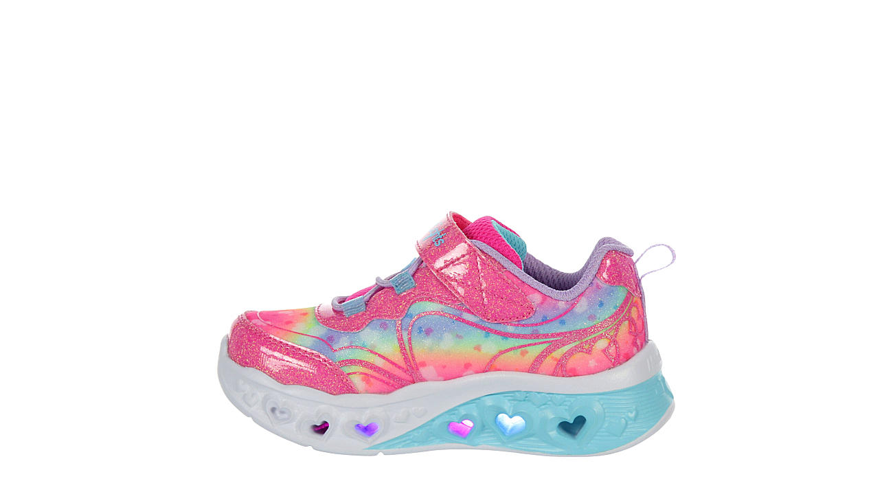 Pink Skechers Girls Toddler Twisty Brights Light Up Sneaker | Athletic ...