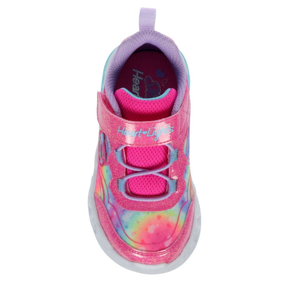 Pink Girls Toddler Twisty Brights | Rack Shoes Room Light Skechers Up Sneaker 