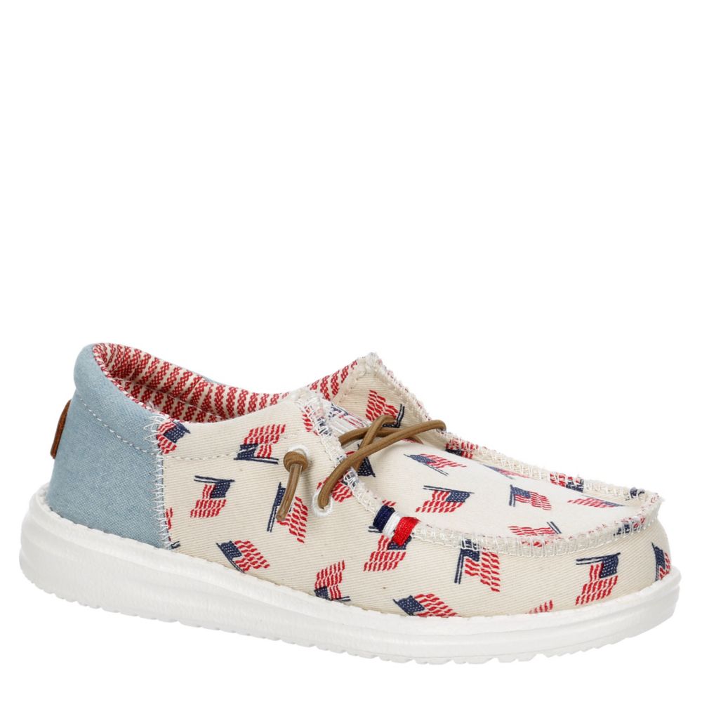 BOYS WALLY YOUTH AMERICANA SLIP ON SNEAKER