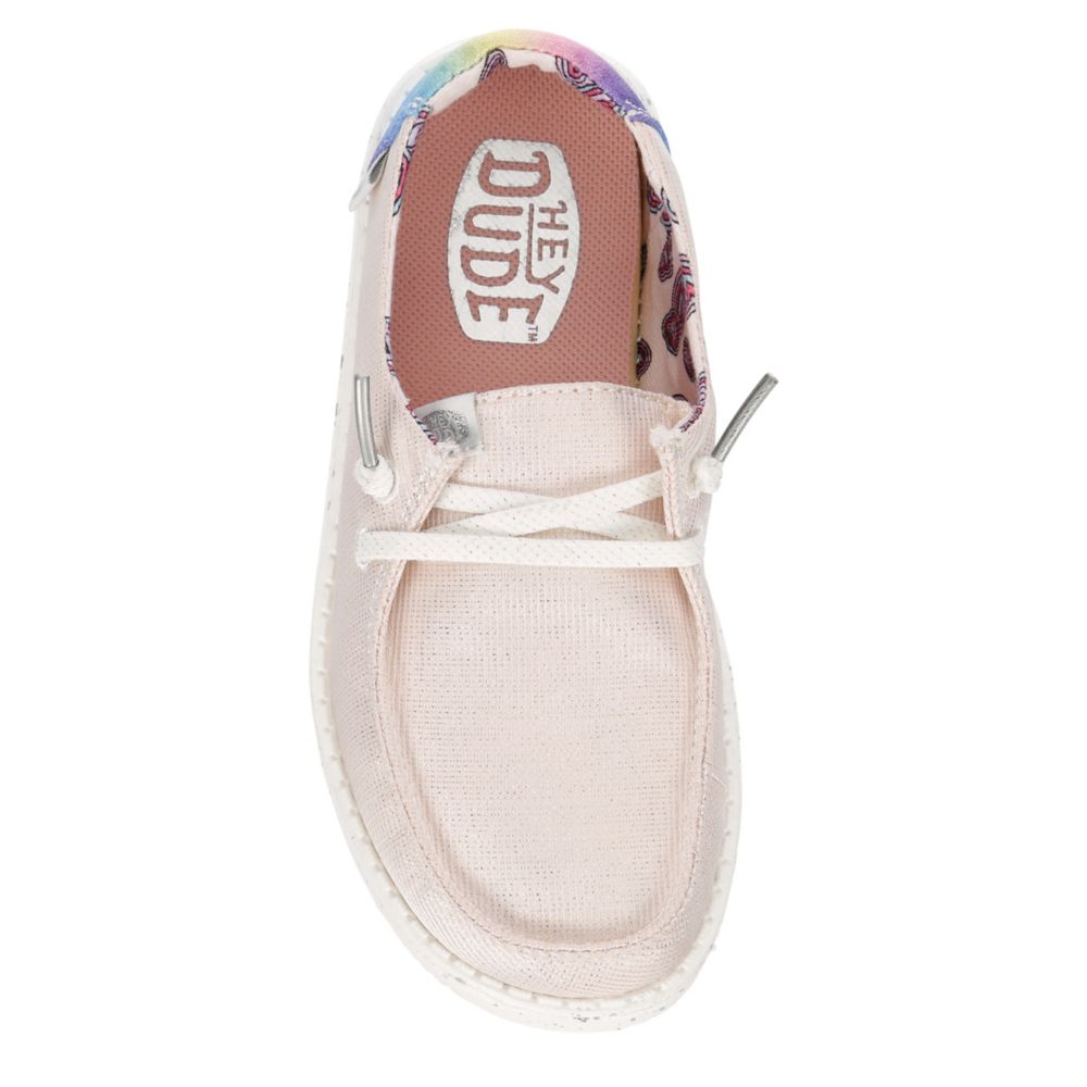 Pink Heydude Girls Little-big Kid Wendy Youth Slip On Sneaker | Casual ...