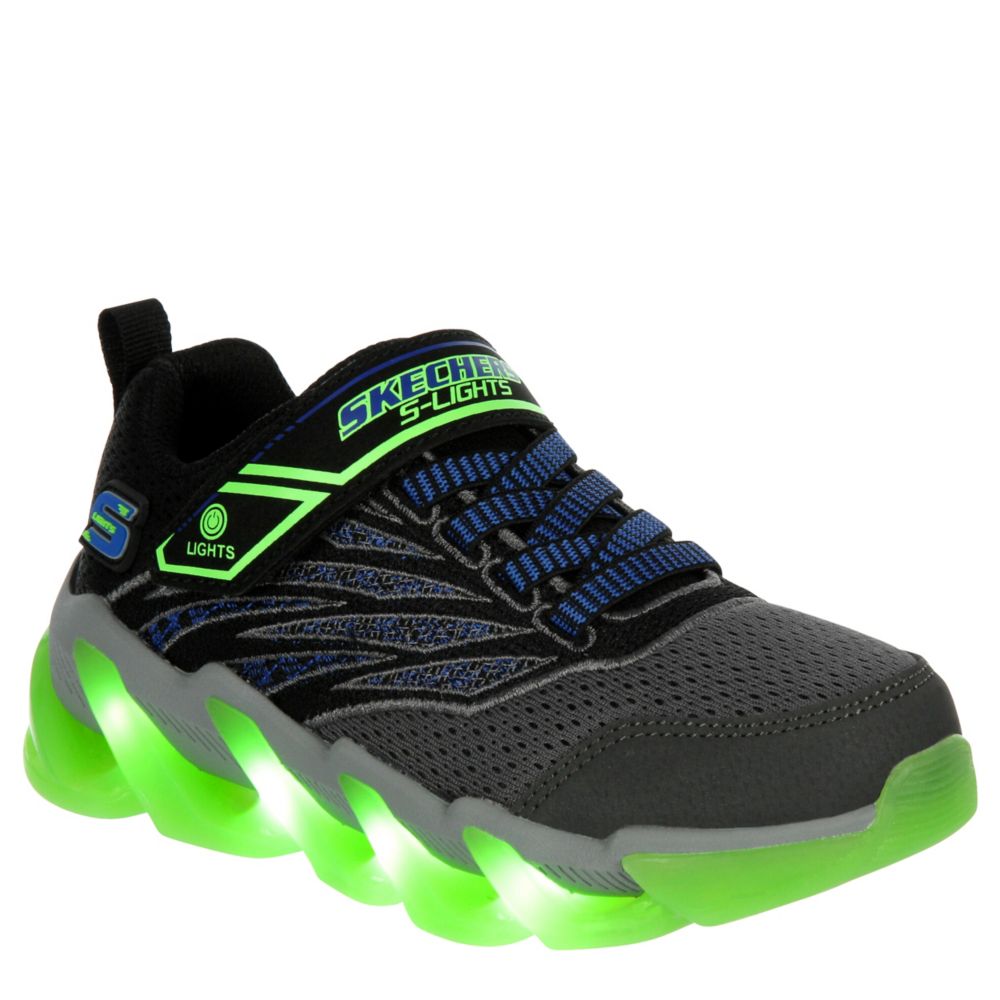 Lime Boys Little-big Kid Mega-surge Light Up Sneaker | Skechers | Rack ...