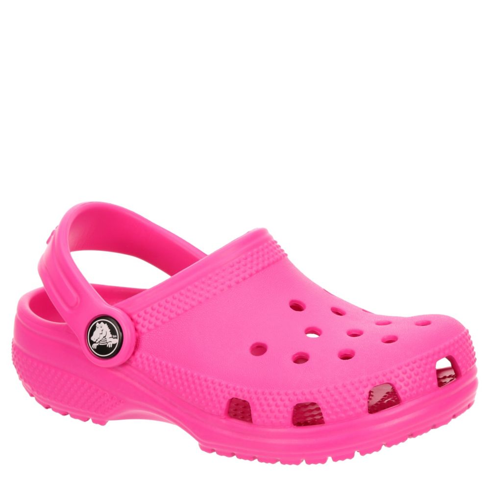 Pink crocs deals for toddlers