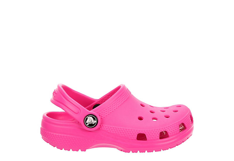 Bright Pink Girls Toddler Classic Clog | Crocs | Rack Room Shoes
