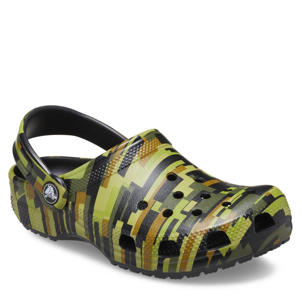 Camo Boys Little-big Kid Classic Print Clog | Crocs | Rack Room Shoes