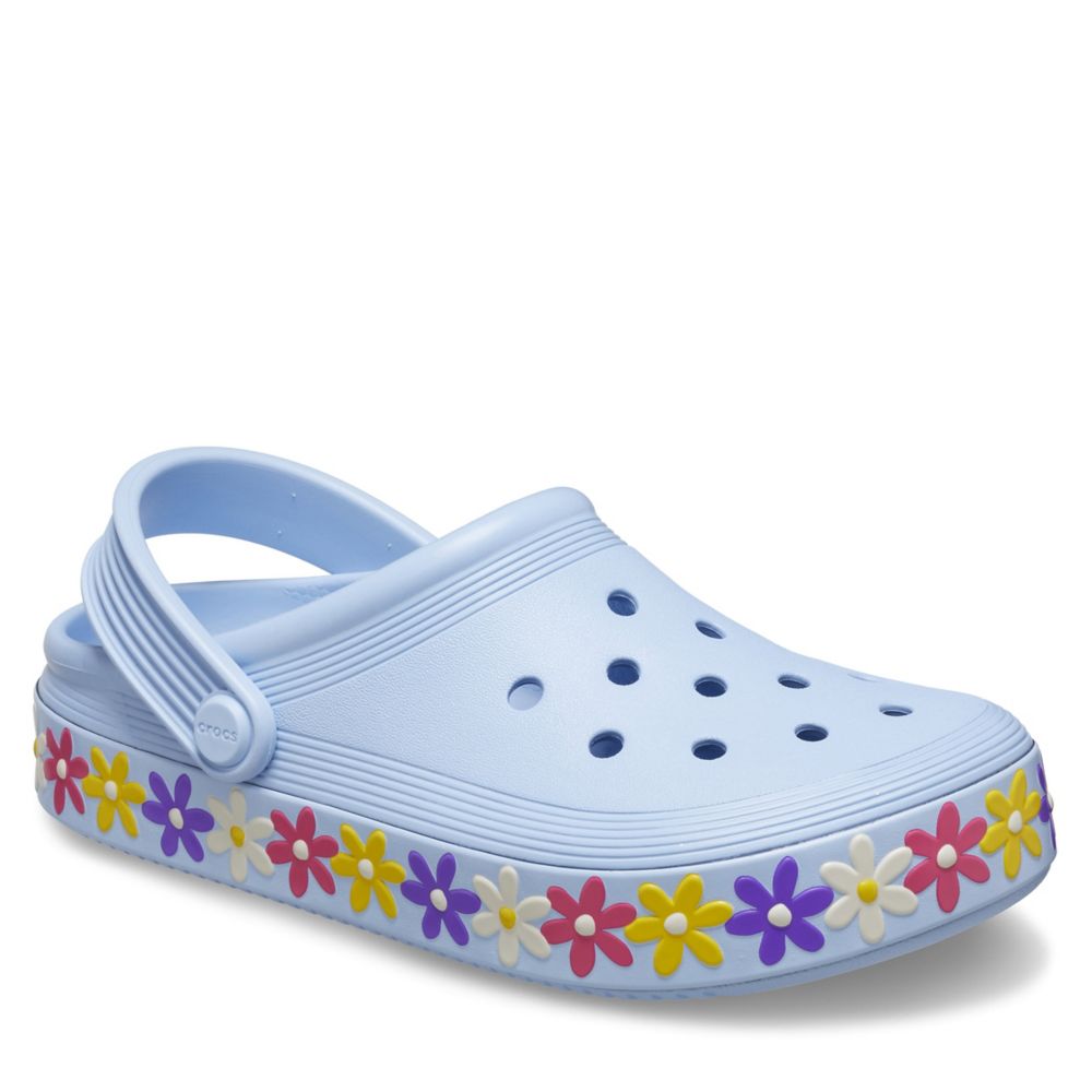 Girls blue deals crocs