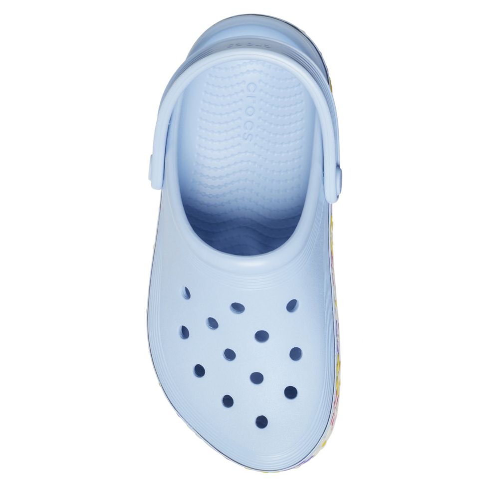 Girls blue clearance crocs