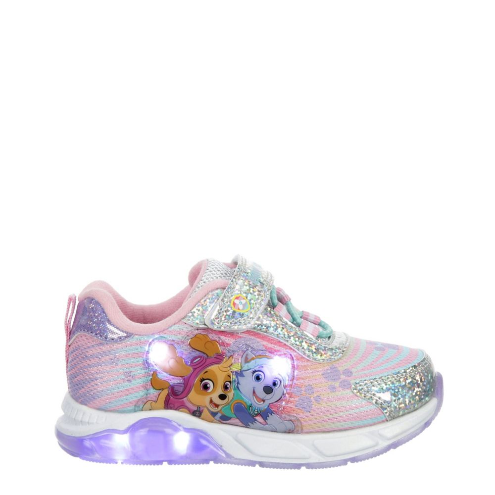 GIRLS TODDLER-LITTLE KID PAW PATROL LIGHT UP SNEAKER