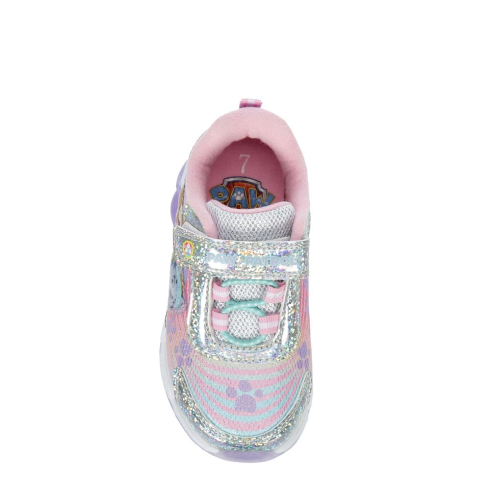 GIRLS TODDLER-LITTLE KID PAW PATROL LIGHT UP SNEAKER