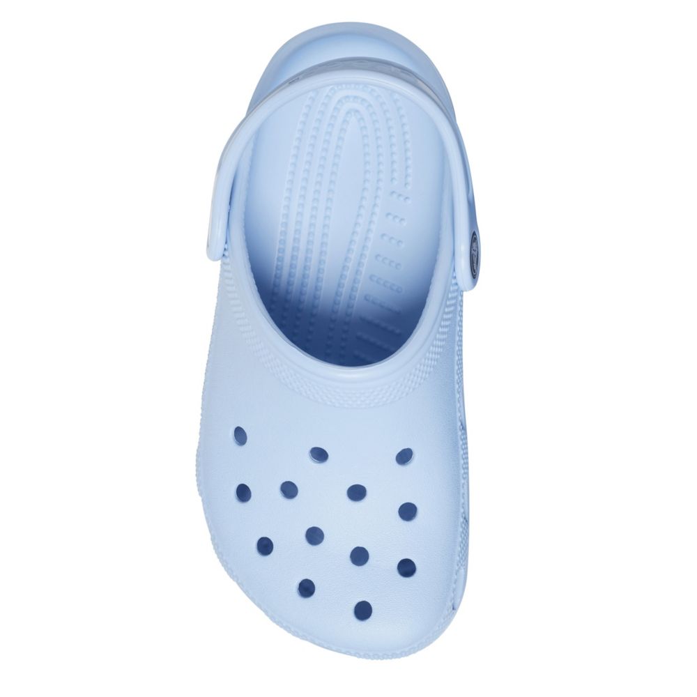 Girls light best sale blue crocs