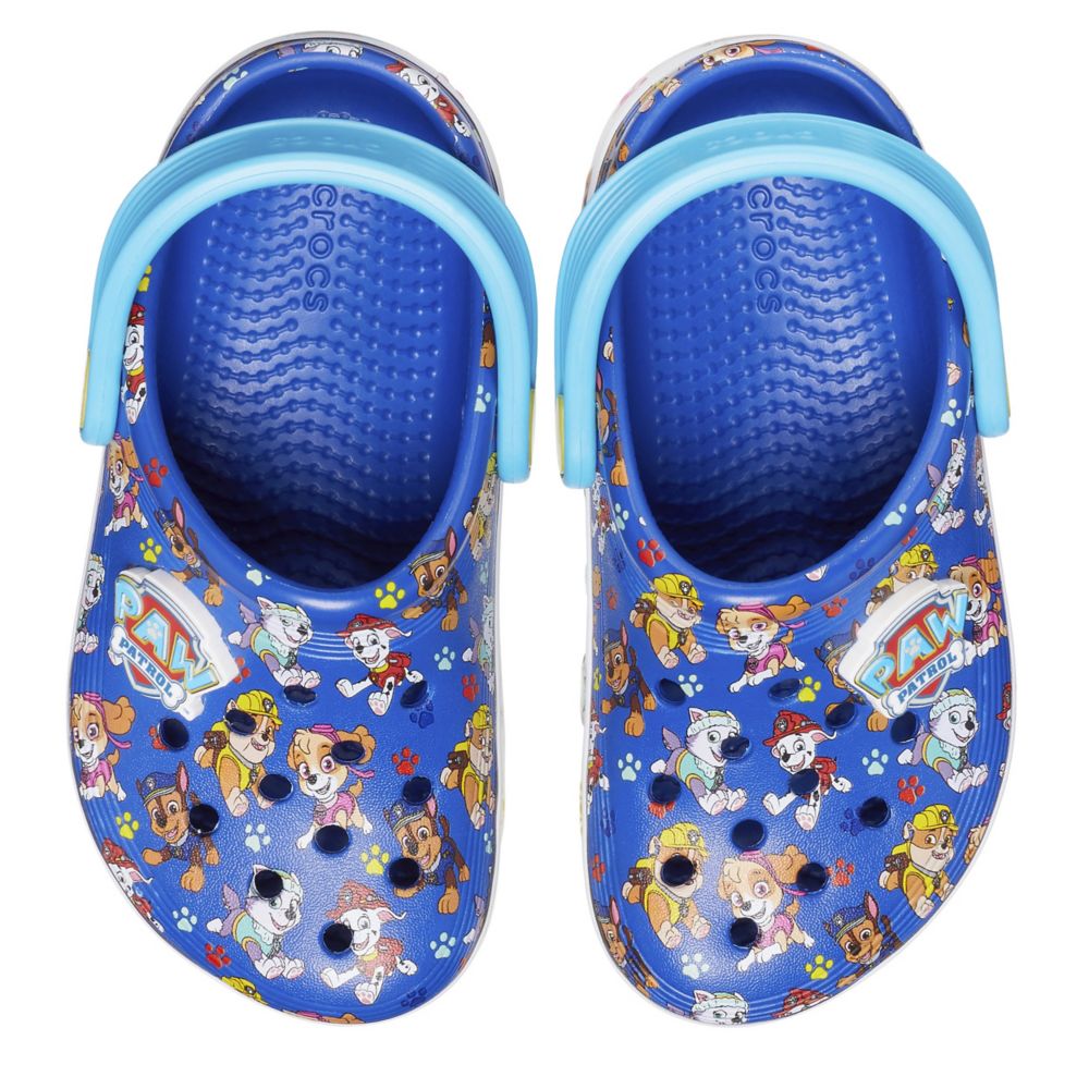 Paw patrol crocs discount blue