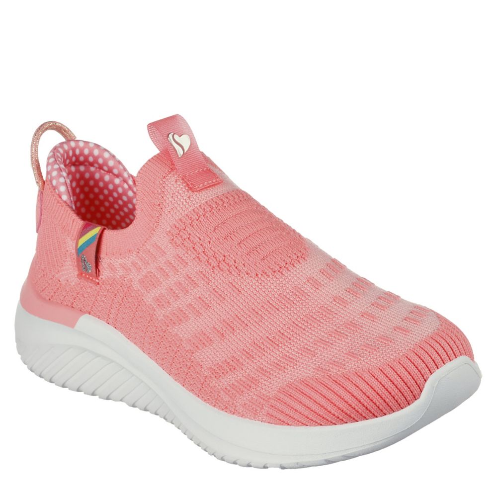 Coral Girls Little Big Kid Ultra Flex Slip On Sneaker | Color Pop | Rack Room Shoes