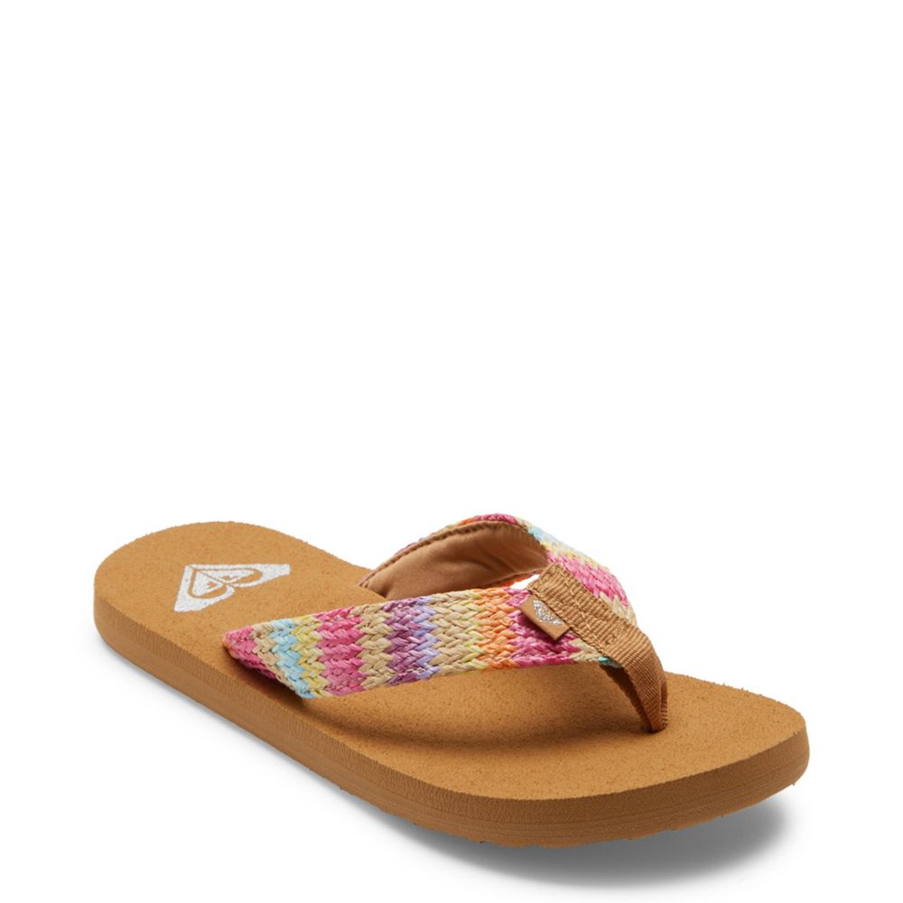 Multicolor Girls Little big Kid Porto Raffia Sandal Roxy Rack