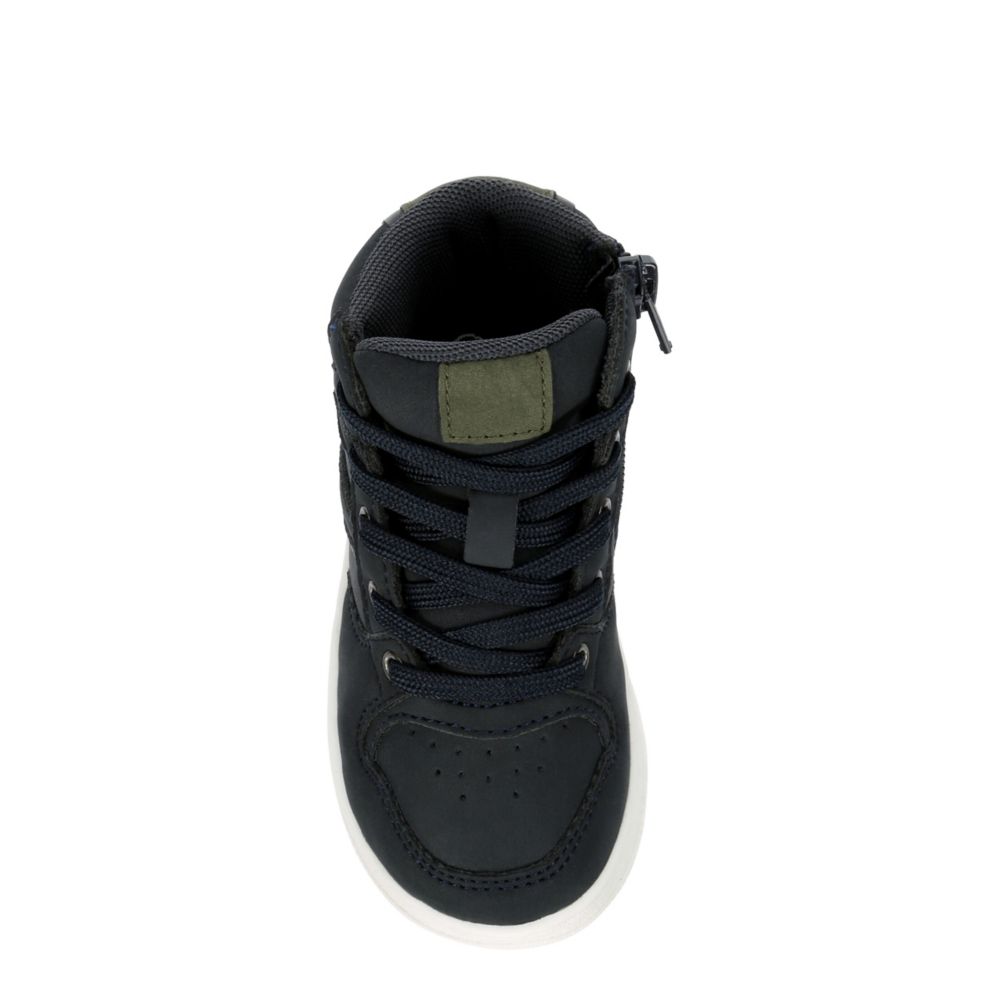 Navy West Harris Boys Toddler Ehtan High Top Sneaker | Casual Shoes ...