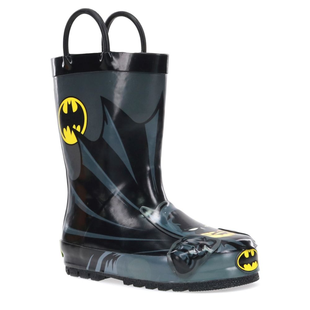 Black Western Chief Boys Batman Everlast Rain Boot | Boots | Rack Room ...