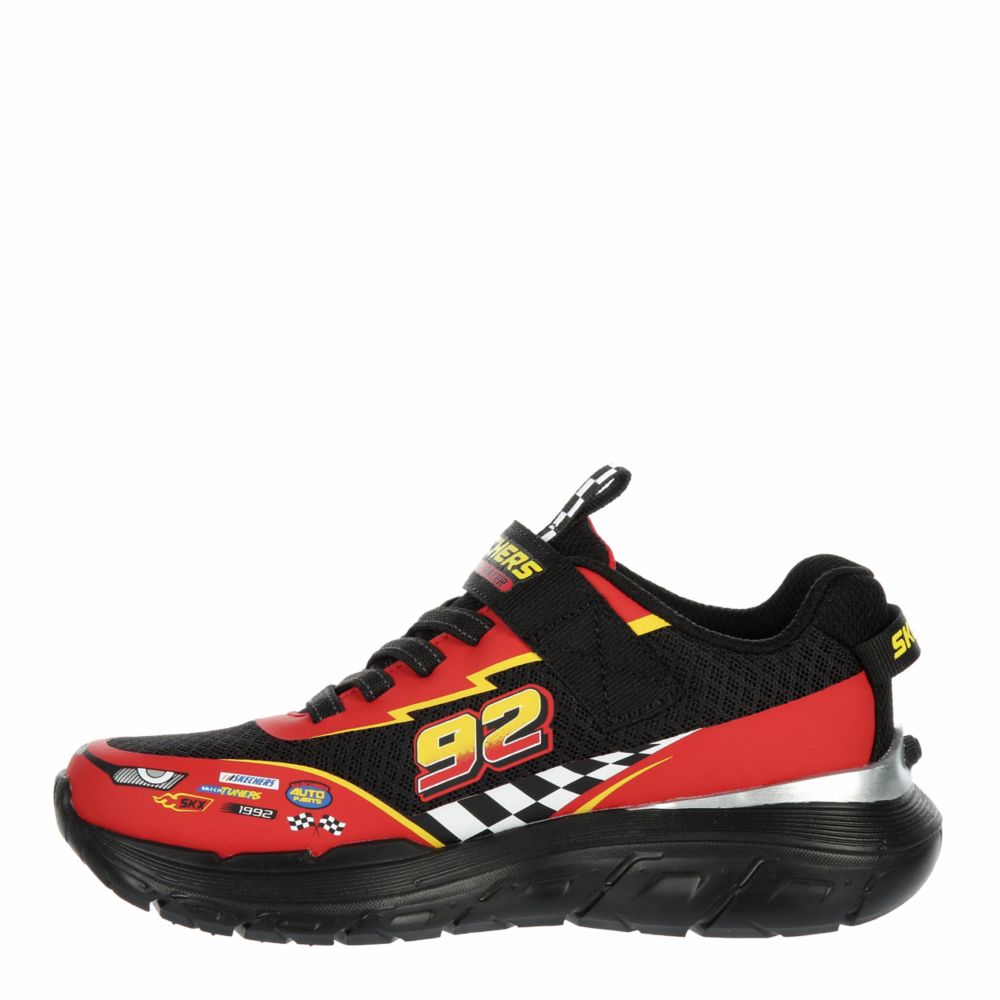 Red Boys Little-big Kid Skech Tracks Sneaker | Skechers | Rack Room Shoes