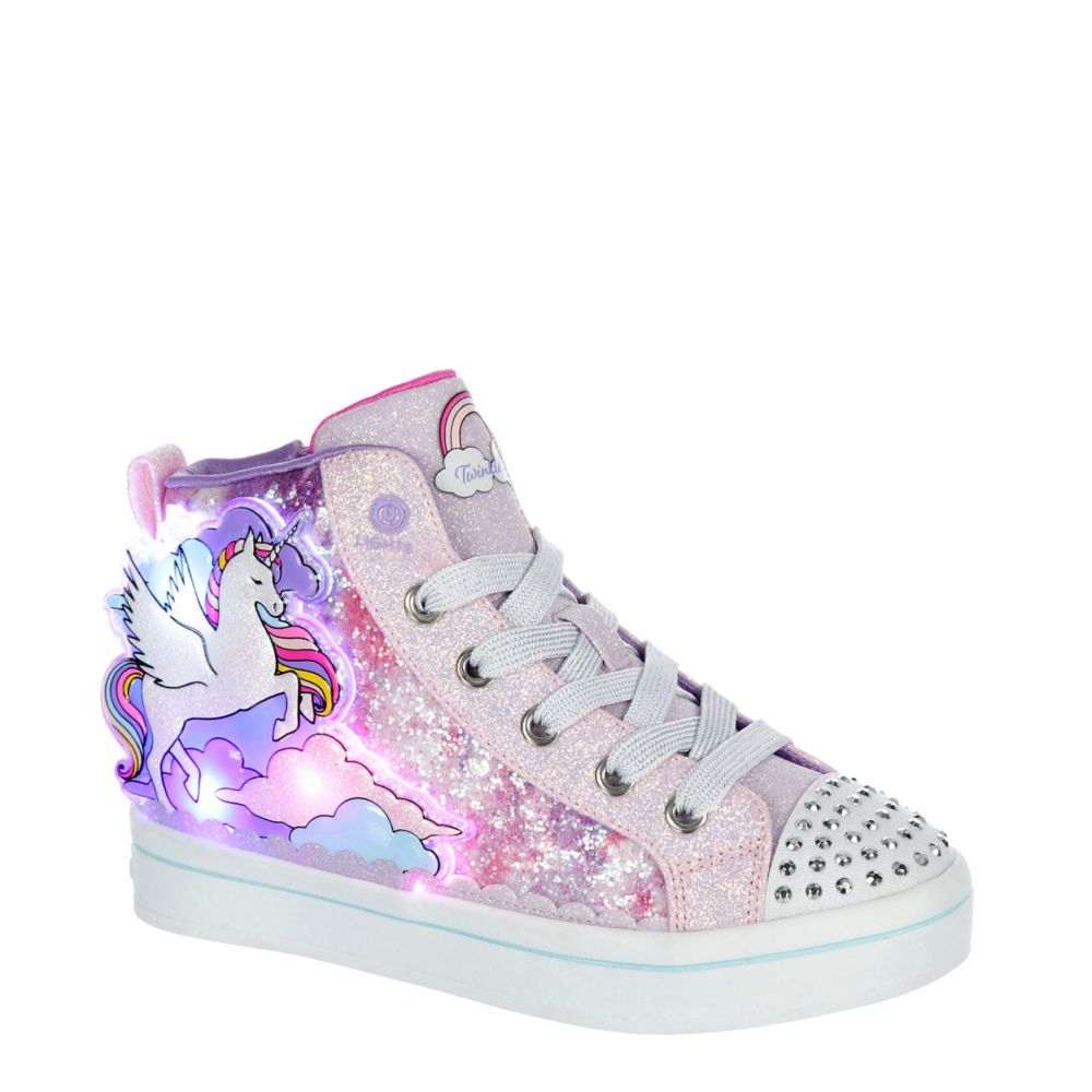 Pink Girls Twi-lites 2.0 Light Up Sneaker, Skechers